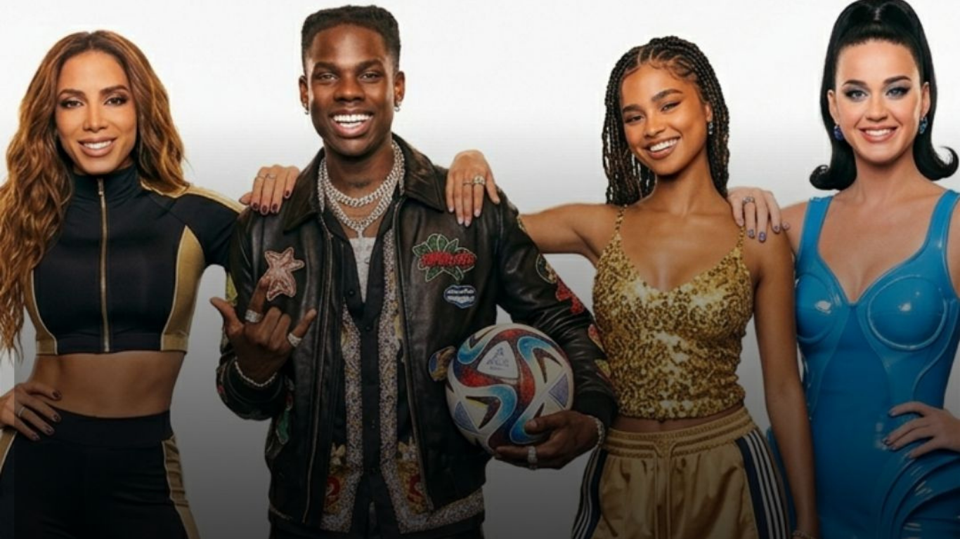 Anitta, Tyla, Katy Perry e Rema são as principais atracções da abertura da Copa do Mundo 2026